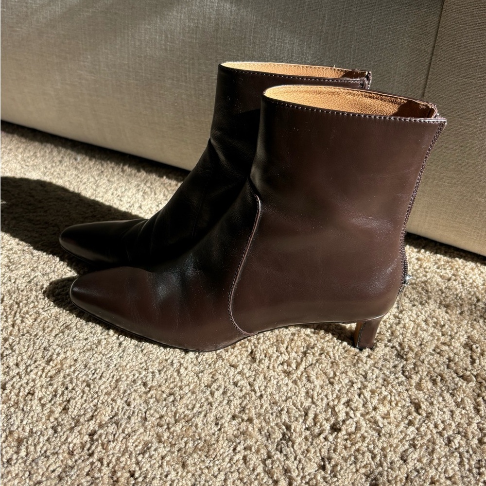Madewell Dark Brown Heeled Boots